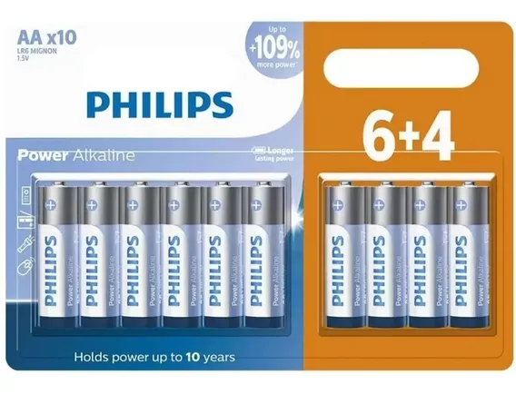 Pilha Alcalina Pequena Aa Philips Comum 2a Pague 6 E Leve 10
